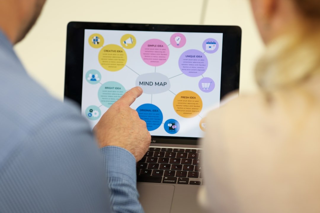 A conceptual image showing a human collaborating with a digital interface