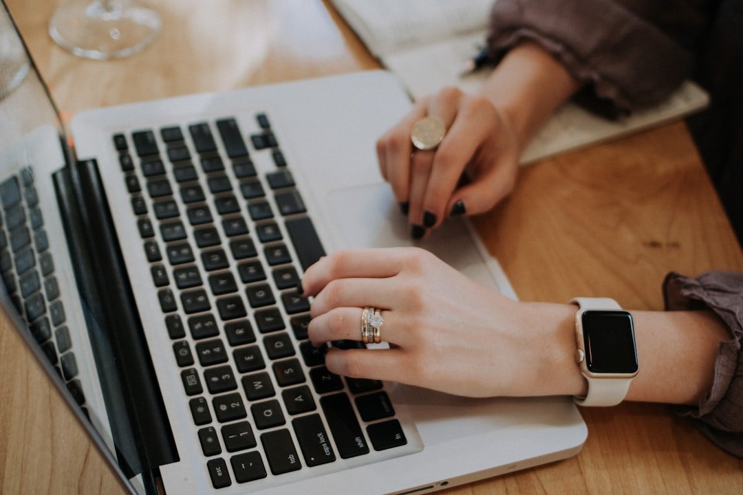 Editing and polishing a draft from an AI writing tool on a laptop