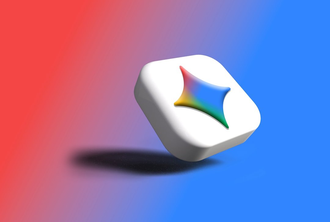 Google Gemini AI logo rendered as a 3D app icon