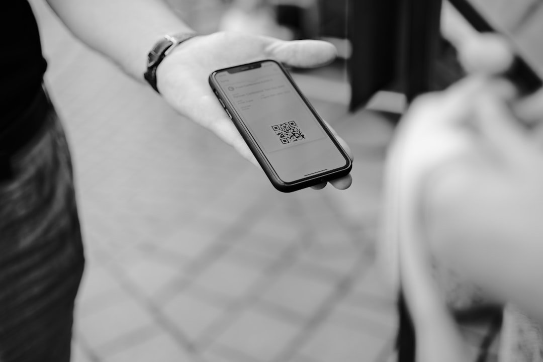 a QR code payment on a smartphone screen